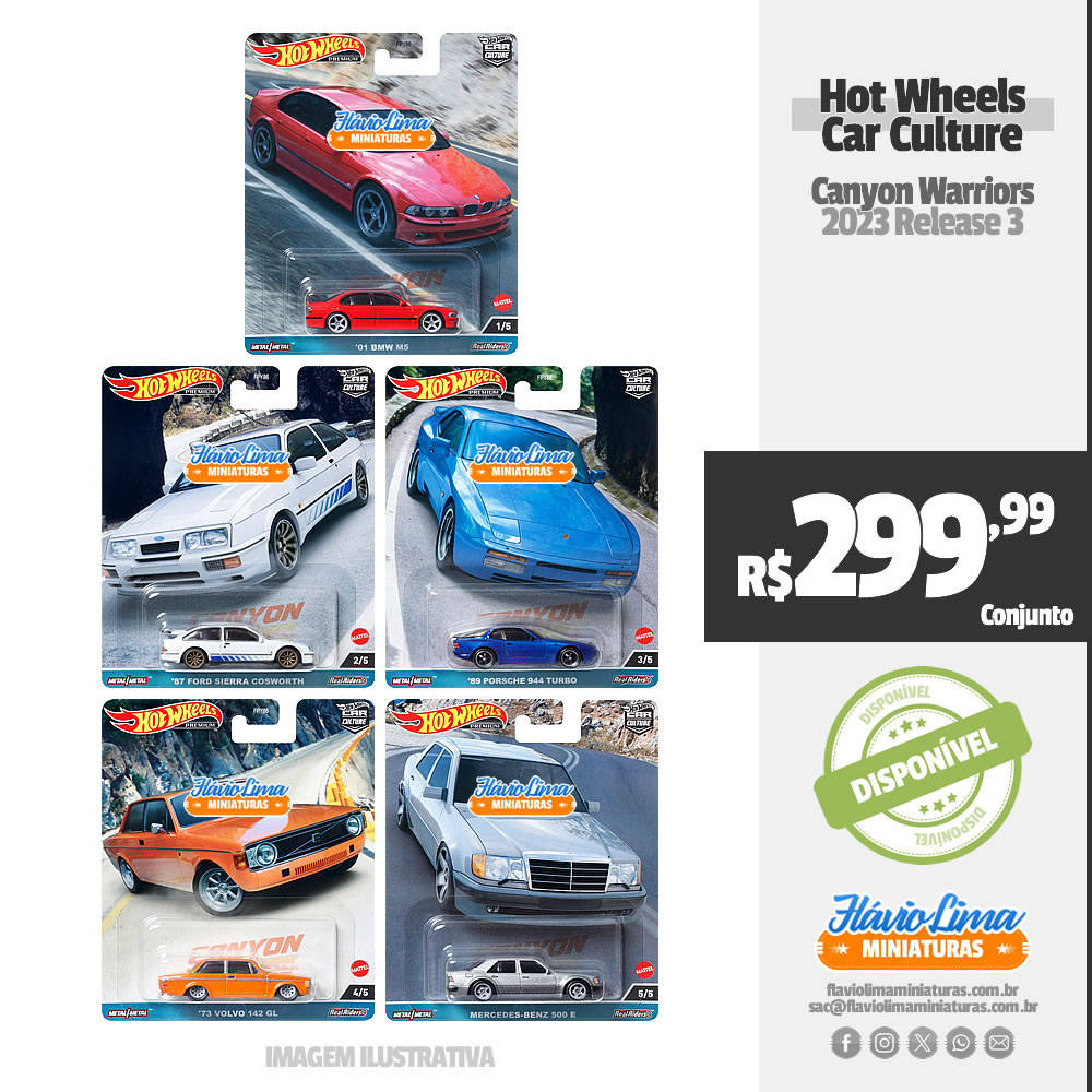 Hot Wheels - Car Culture - Canyon Warriors por R$ 299,99 / Estoque